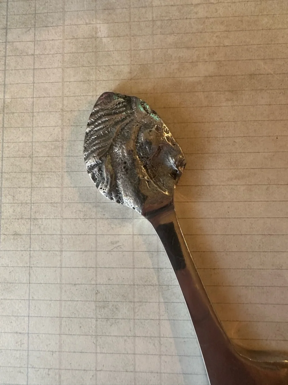Super de Pewter Equestrian Horse Head Cheese Spreader